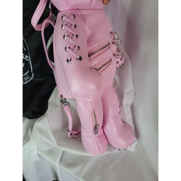 Pink Tormented Teddy Bear Backpack Bag Dolls Kill New W/ 2 Dustbags - Picture 8 of 16